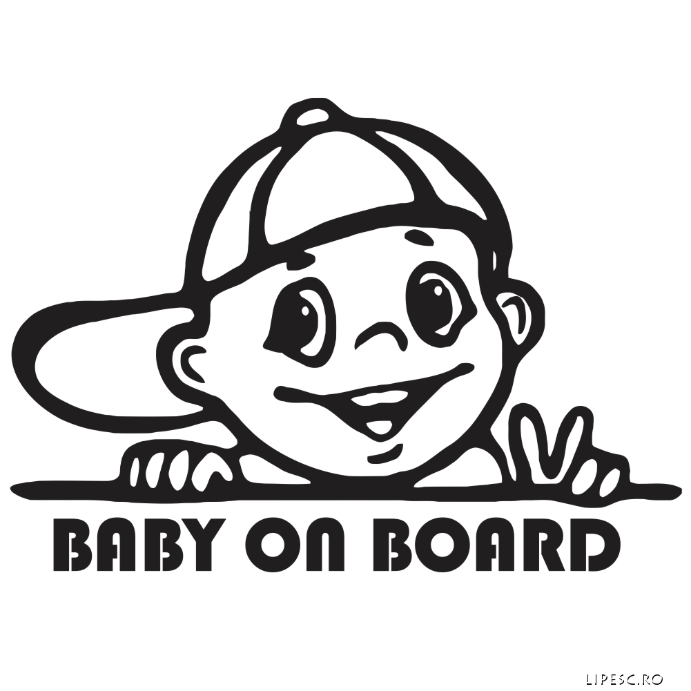 Semn Baby on board - Stickere auto 