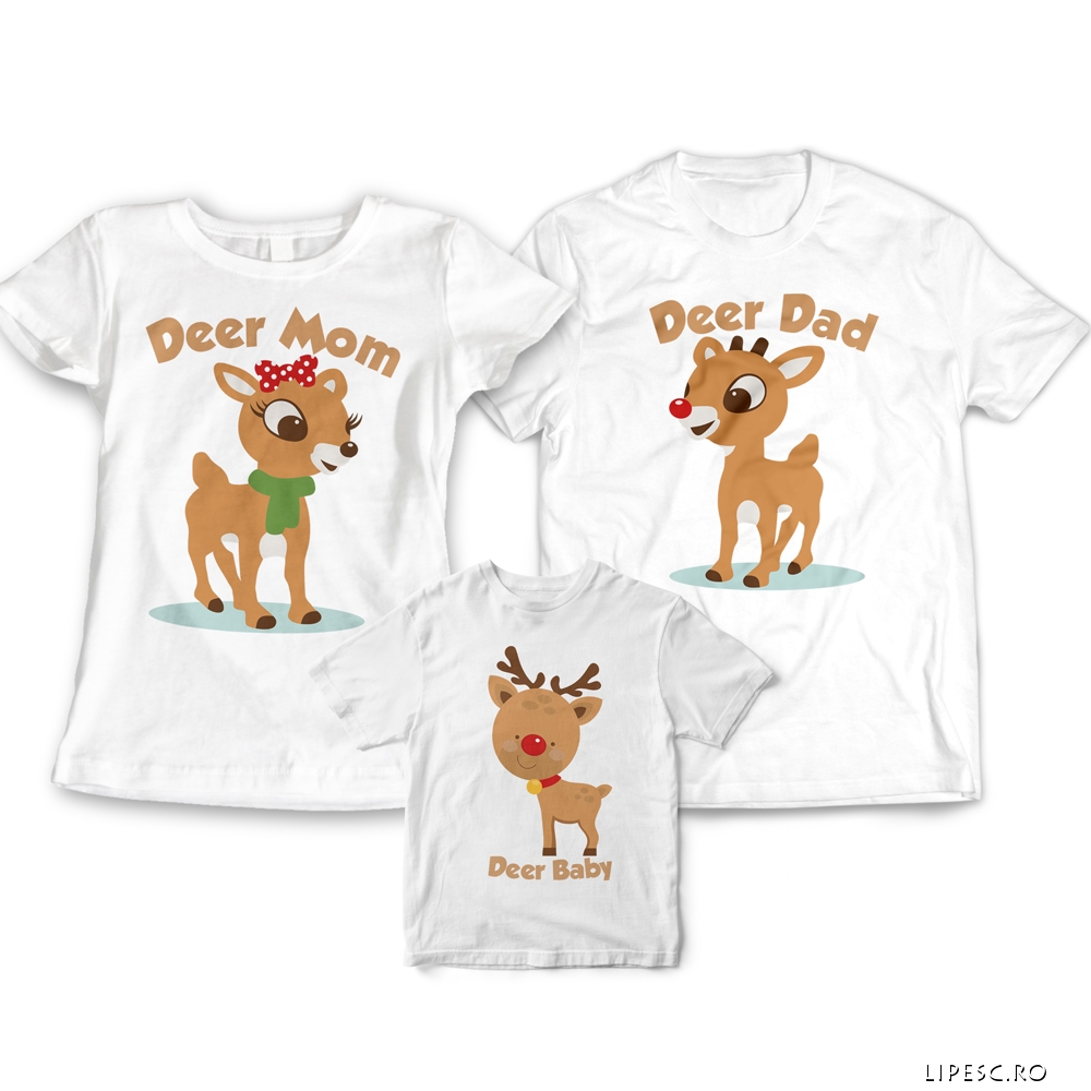 Set tricouri de craciun 