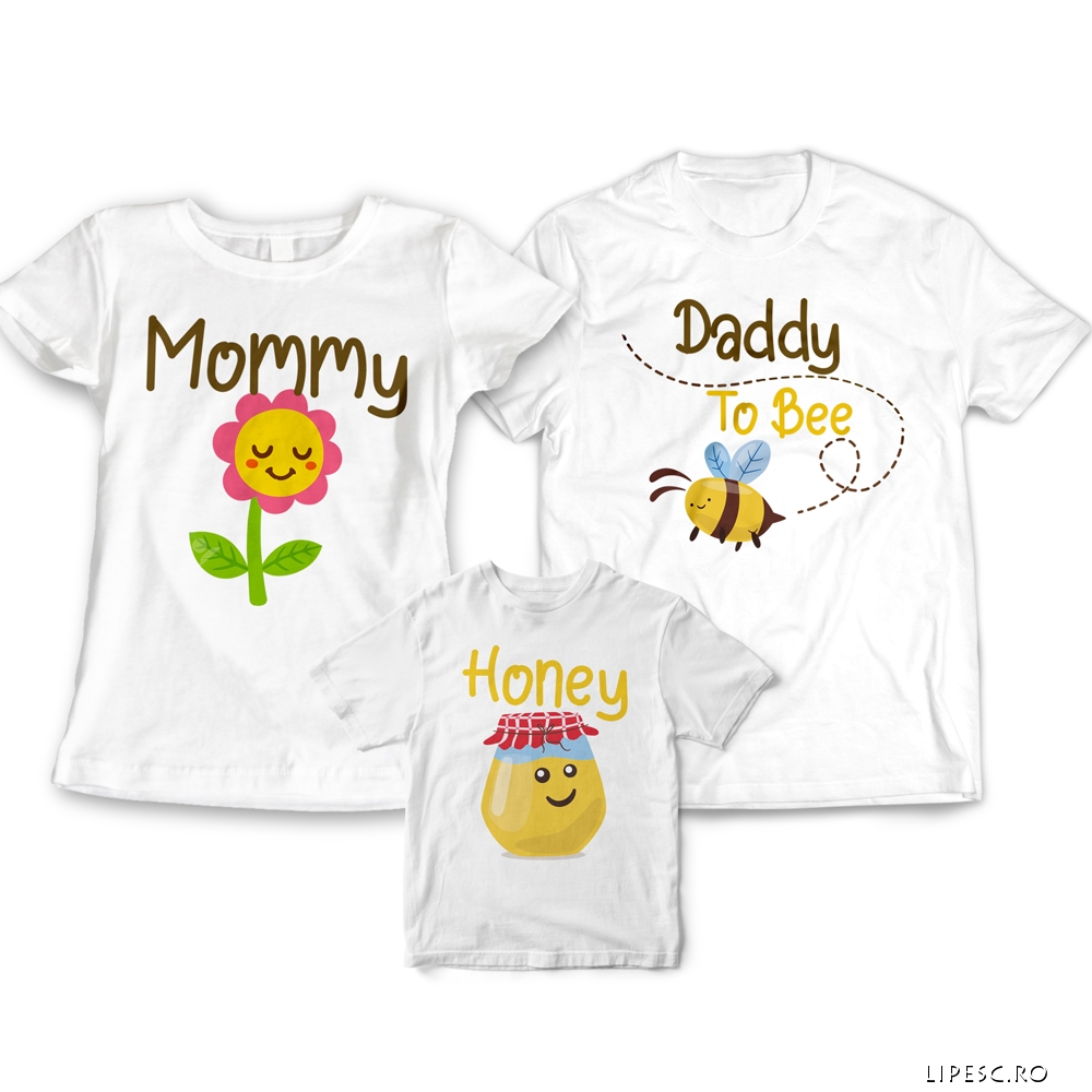 Set tricouri familie 