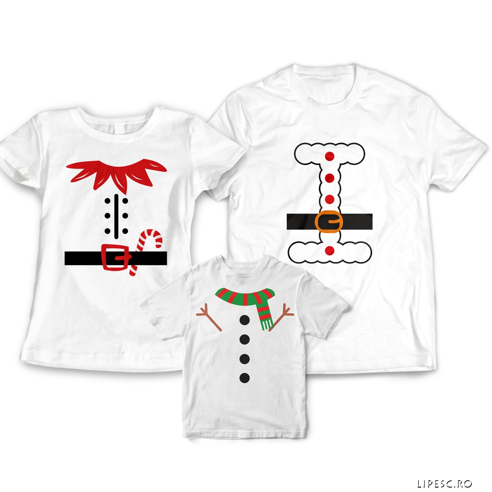 Set tricouri pentru craciun 