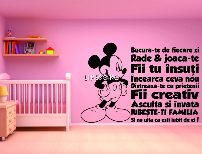 Sticker de perete pentru camera copilului 