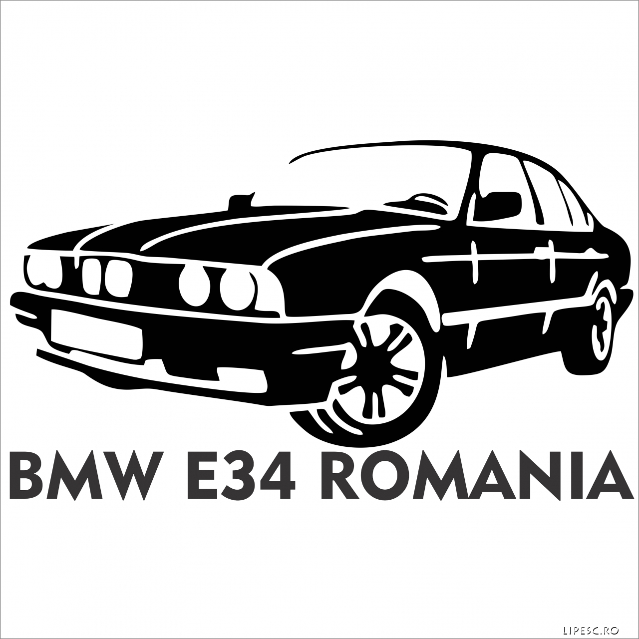 Sticker Bmw E34