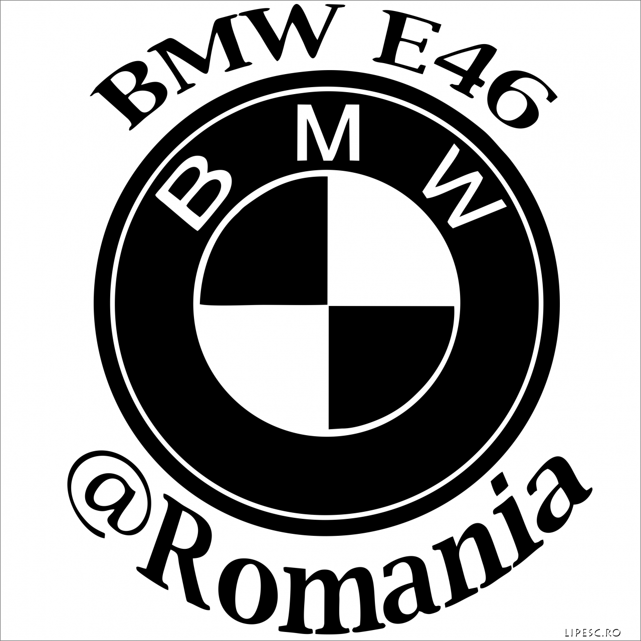 Sticker Bmw E46 