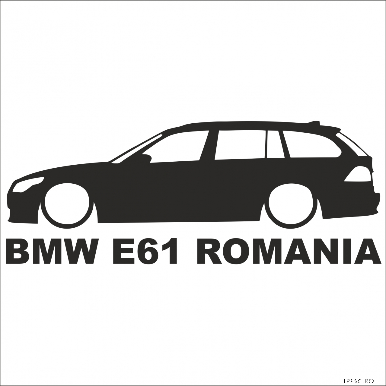 Sticker Bmw E61