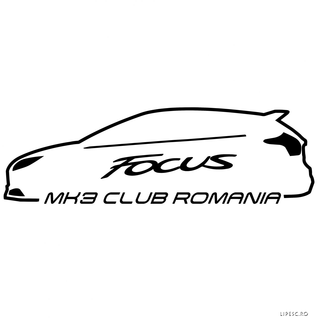 Sticker Focus Mk3 Club Romania 