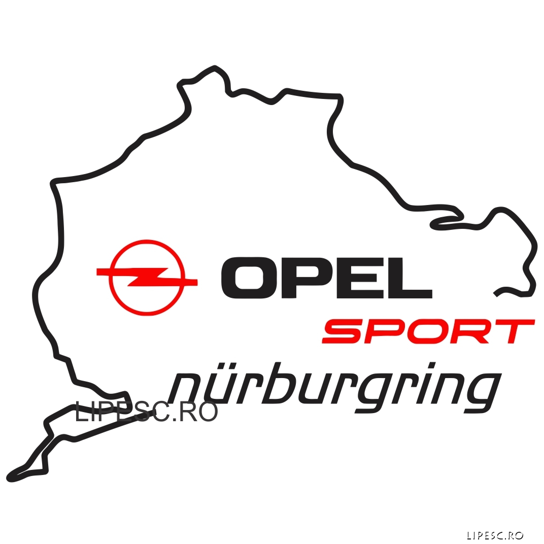 Sticker Opel - Nurburgring