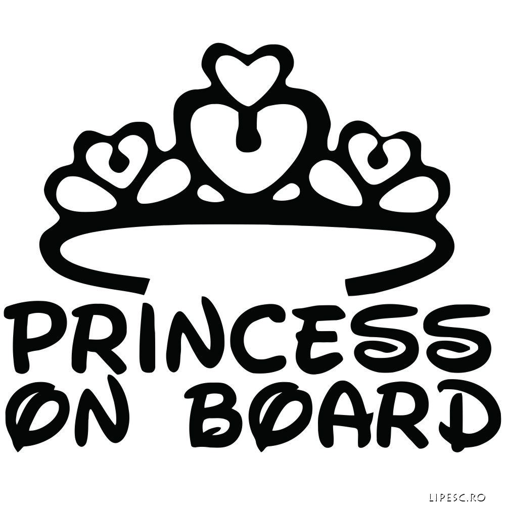 Sticker Princess on board