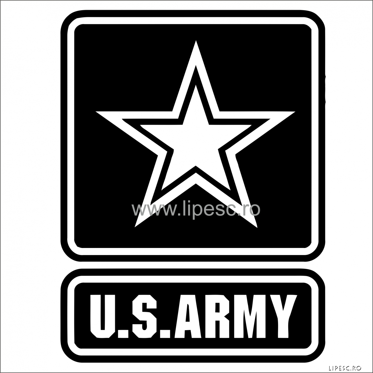 Sticker U.S ARMY 