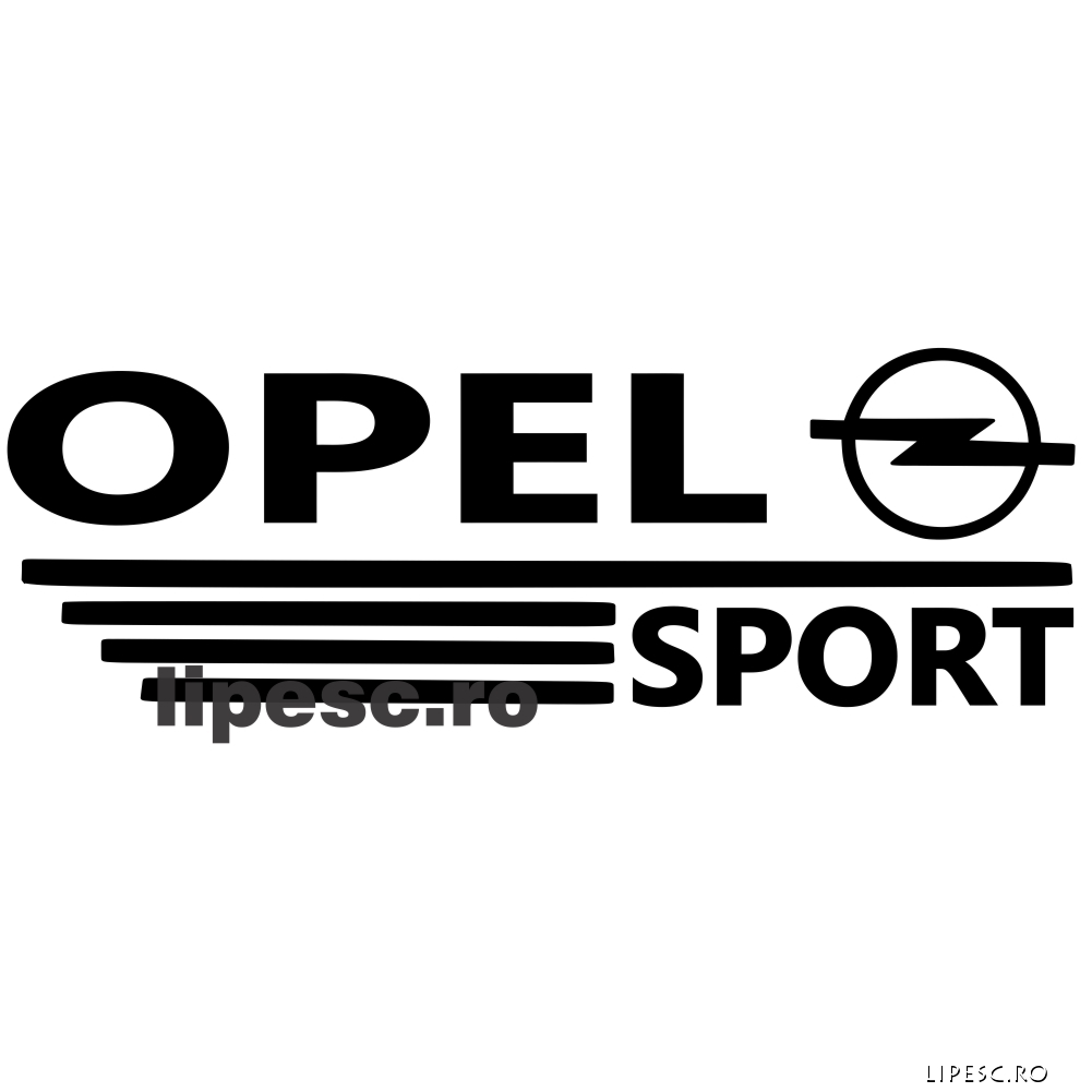 Sticker auto Opel Sport 