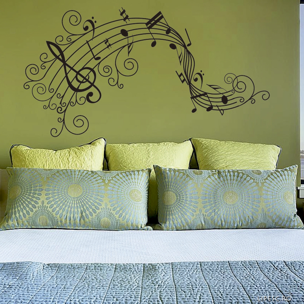 Sticker ornament muzical 