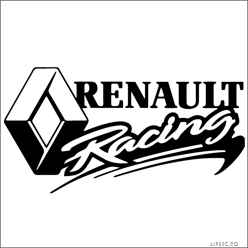 Sticker renault racing