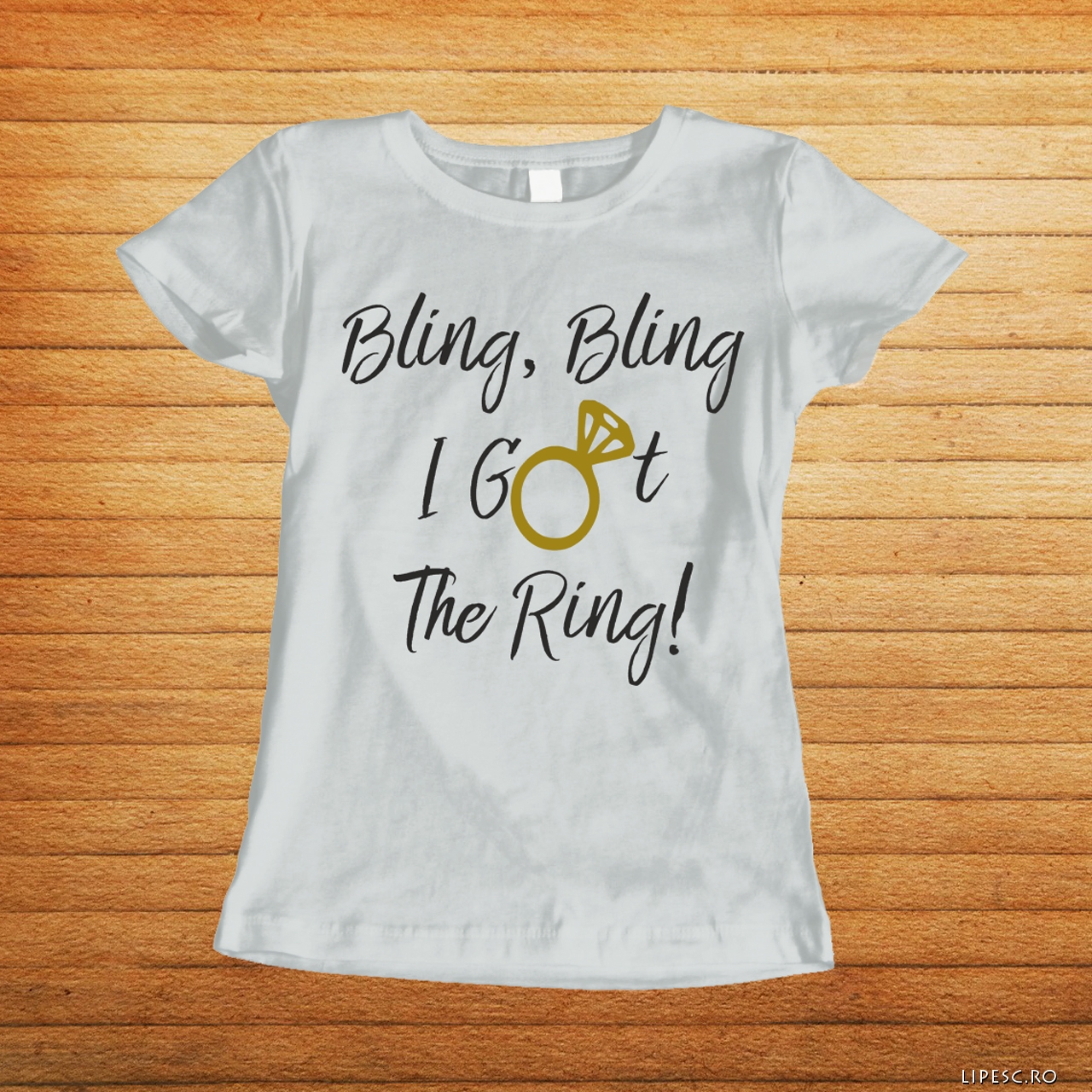 Tricouri burlacite bling bling i got the ring