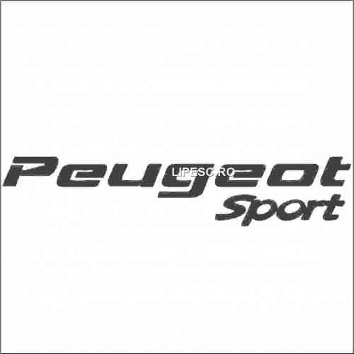 Sticker Peugeot sport
