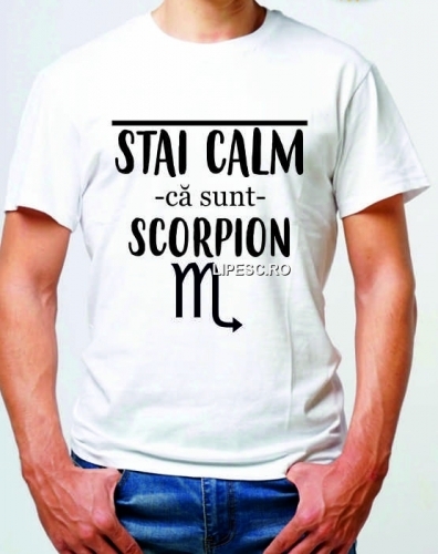 Tricou cu zodia Scorpion 