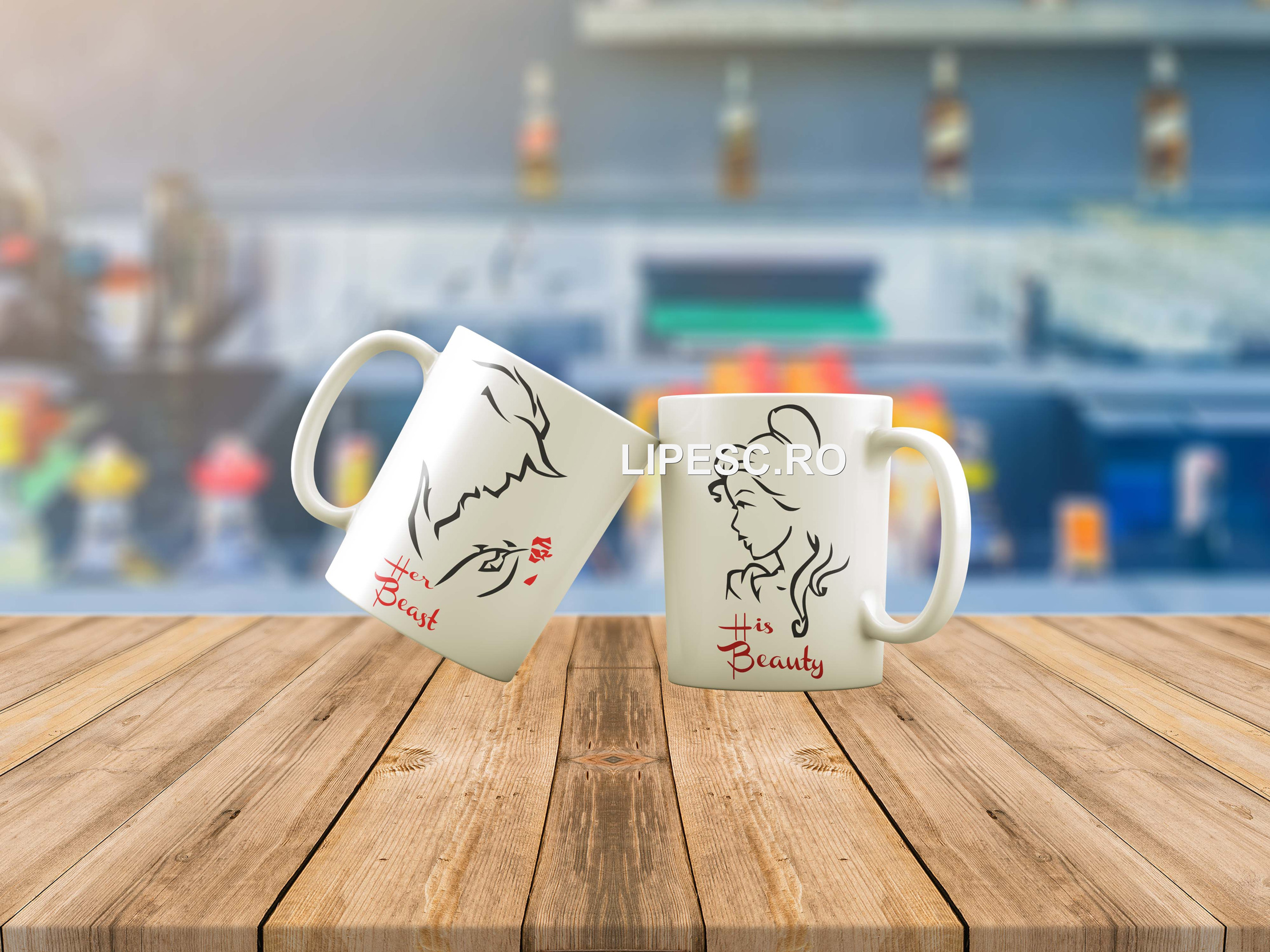 Cani pentru cupluri Beauty&Beast