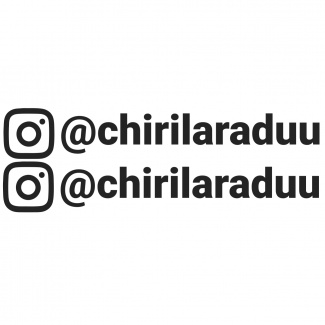 Set Stickere auto instagram personalizate