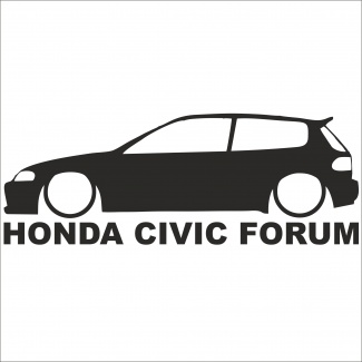 Sticker Honda Civic Forum 