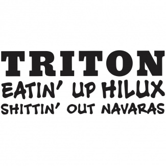 Sticker auto Triton 