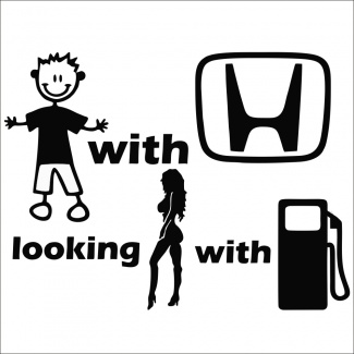 Sticker auto honda