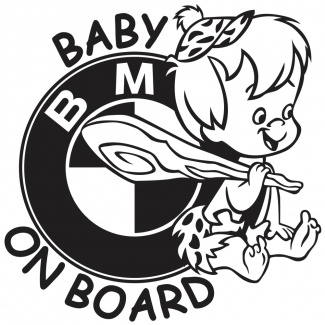 Sticker baby on board BMW - Baietel 