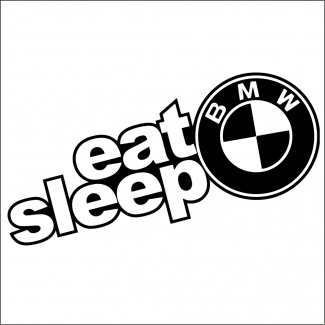 Sticker eat sleep