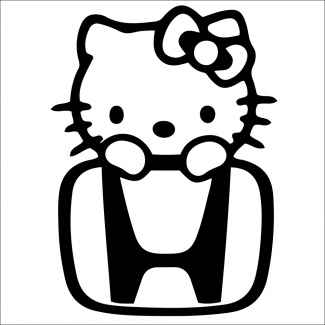 Sticker honda kitty