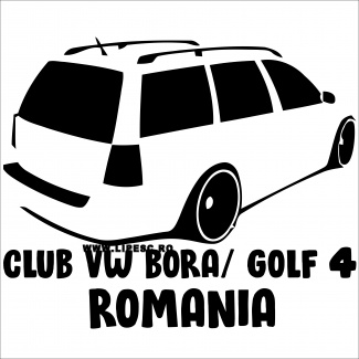 Sticker vw bora combi