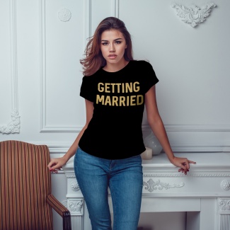 Tricou mireasa getting married2