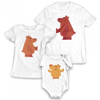 Tricouri familie cu ursuleti 2