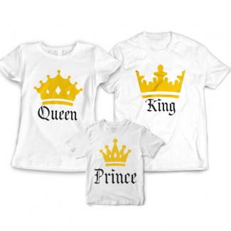 Tricouri familie King Queen Prince