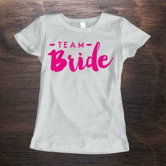 Tricouri personalizate team bride 