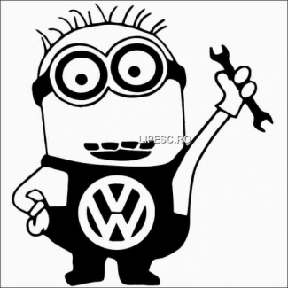 Sticker minion VW