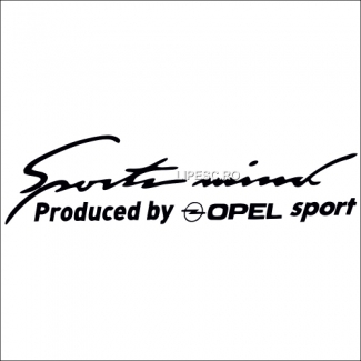 Sticker sport mind Opel