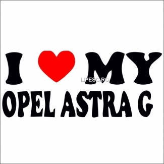 Sticker Opel astra g 