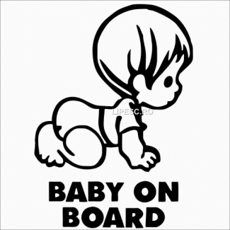 Sticker Baby on board 